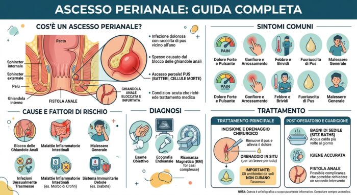 guida ascesso perianale