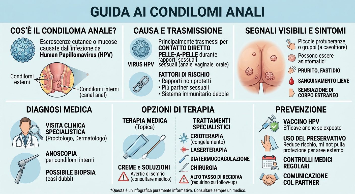 guida pratica ai condilomi anali