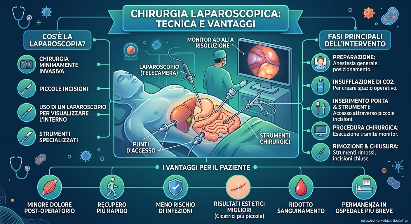 Laparascopia spiegata al paziente