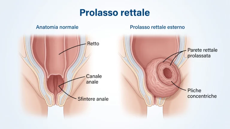 Prolasso rettale: sintomi, cause e quando operare (Guida del Chirurgo)